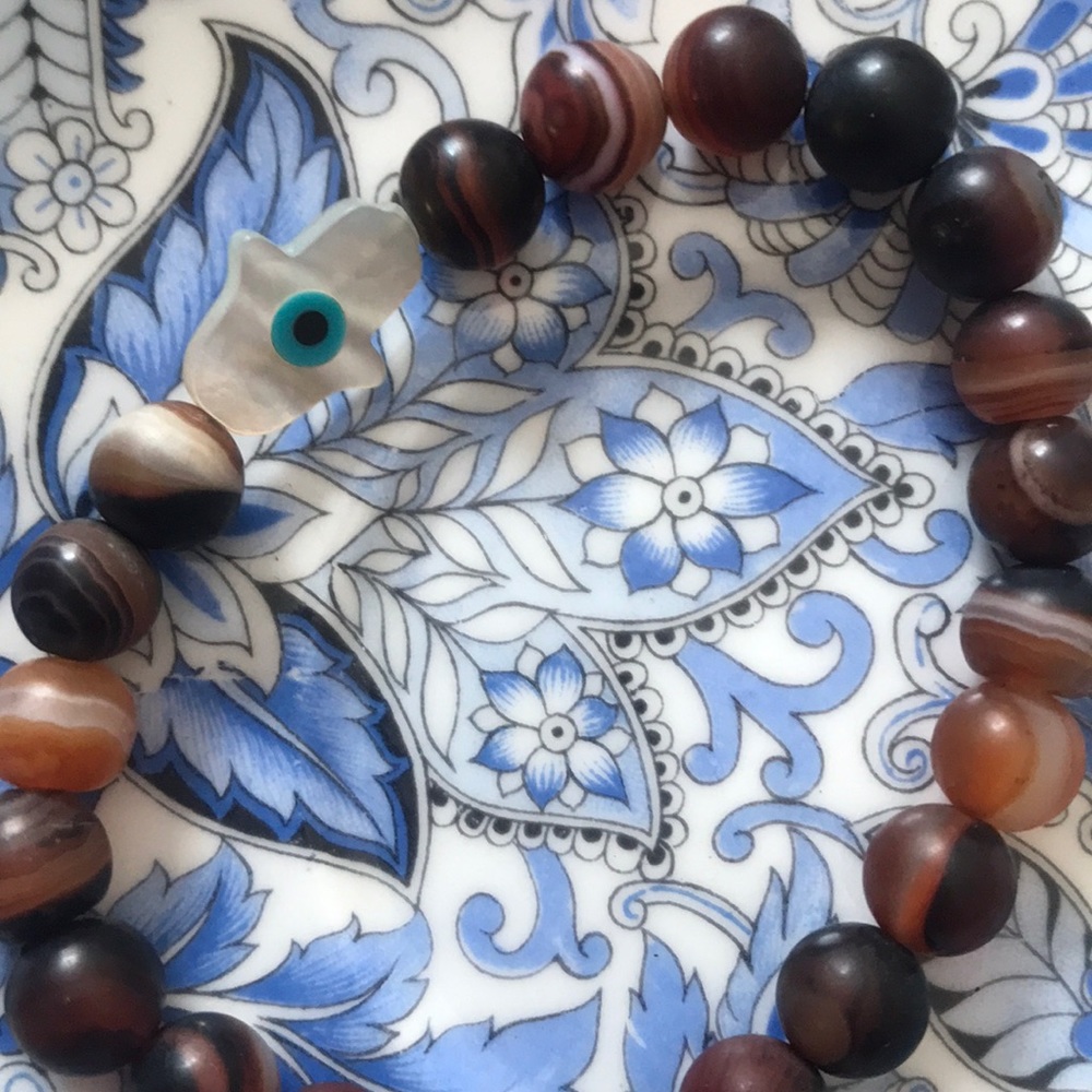 Hamsa bead bracelet - Picture 3 of 3